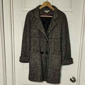 American Rag Black and Gray Trench Coat